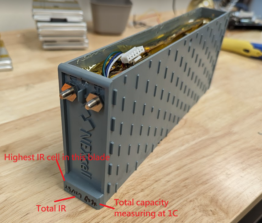 High powered Grade-B LiFePO4 battery blade for DIY projects